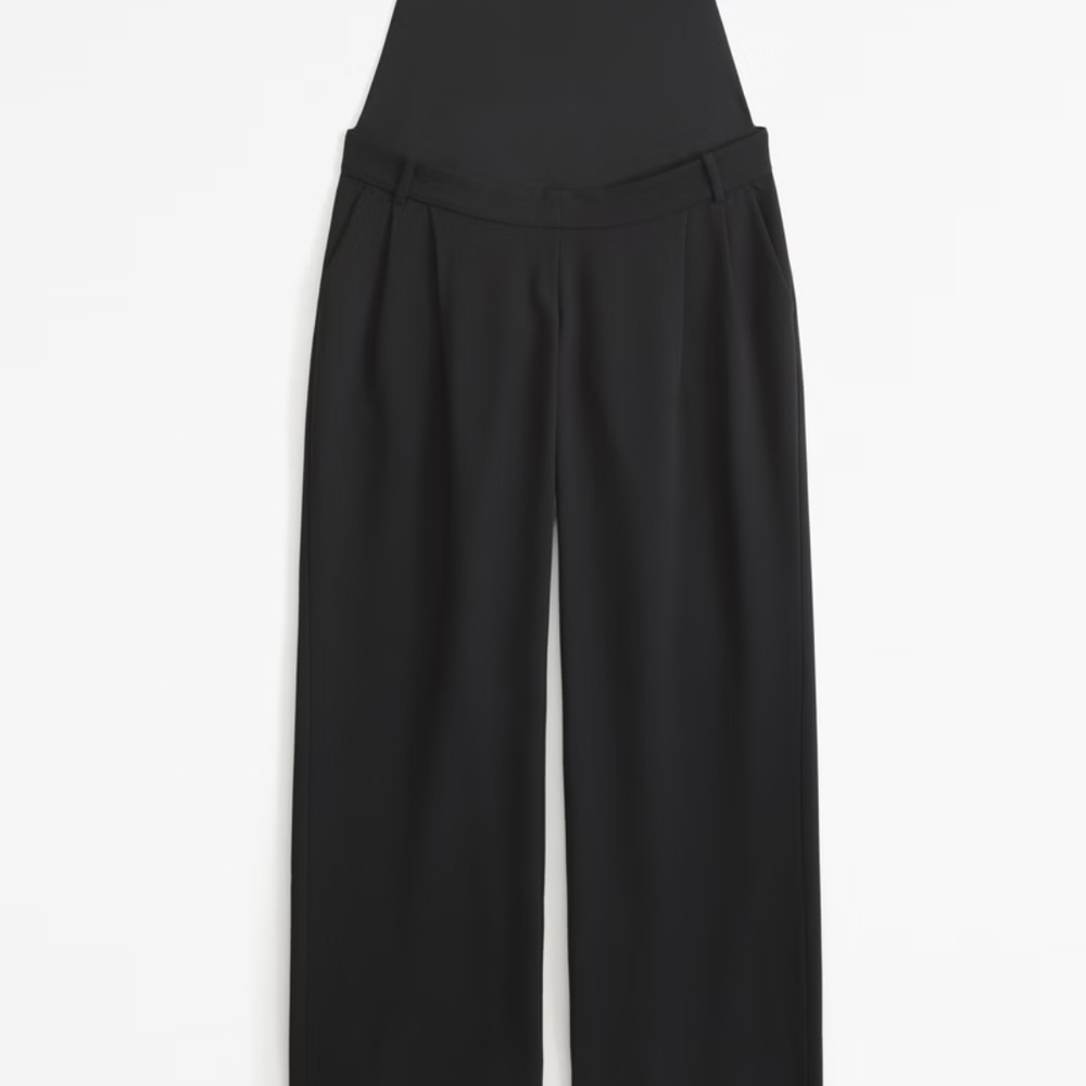 Abercrombie & Fitch Black Wide Leg Pants